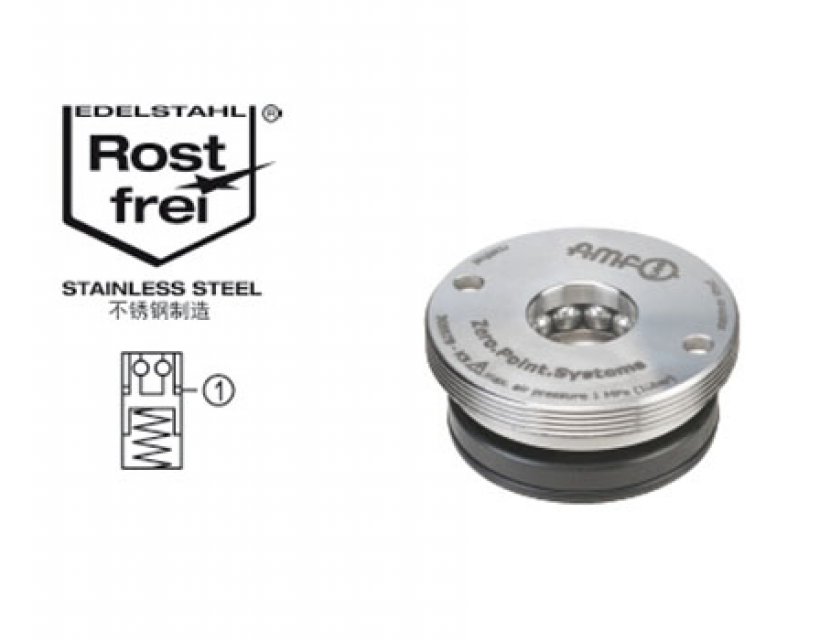 内置安装型零点定位器，圆形，螺纹旋紧